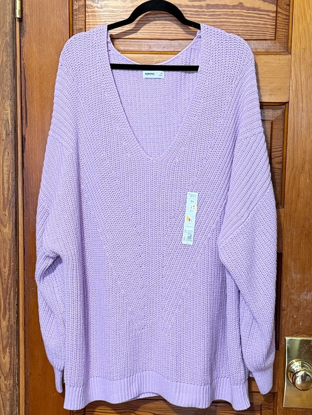 NWT Sonoma Sweater Size 3x Longer Length